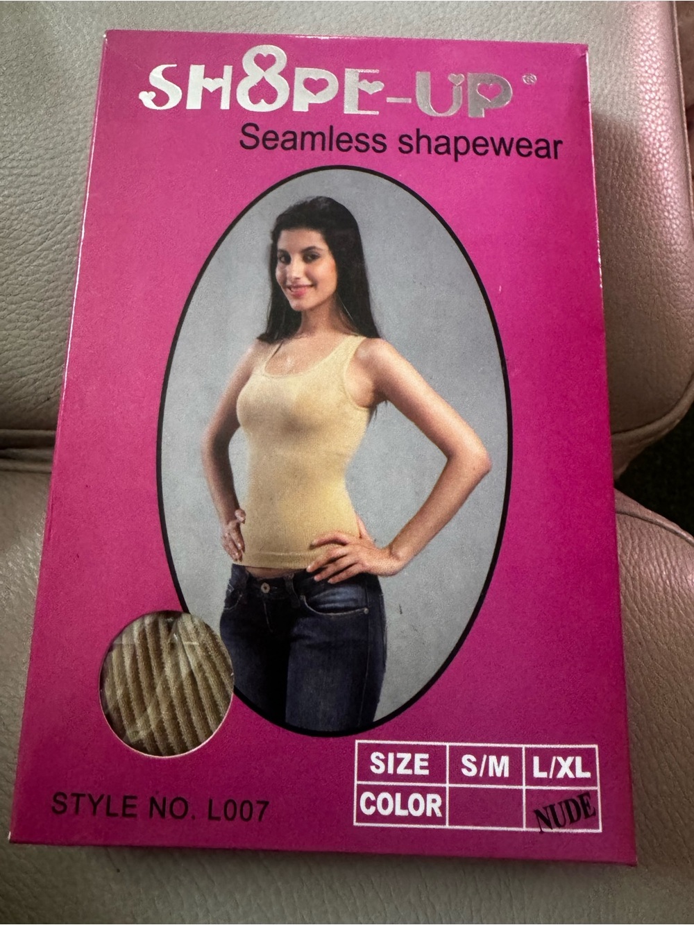 Shape FX Seamless Shapewear Tank - Nude